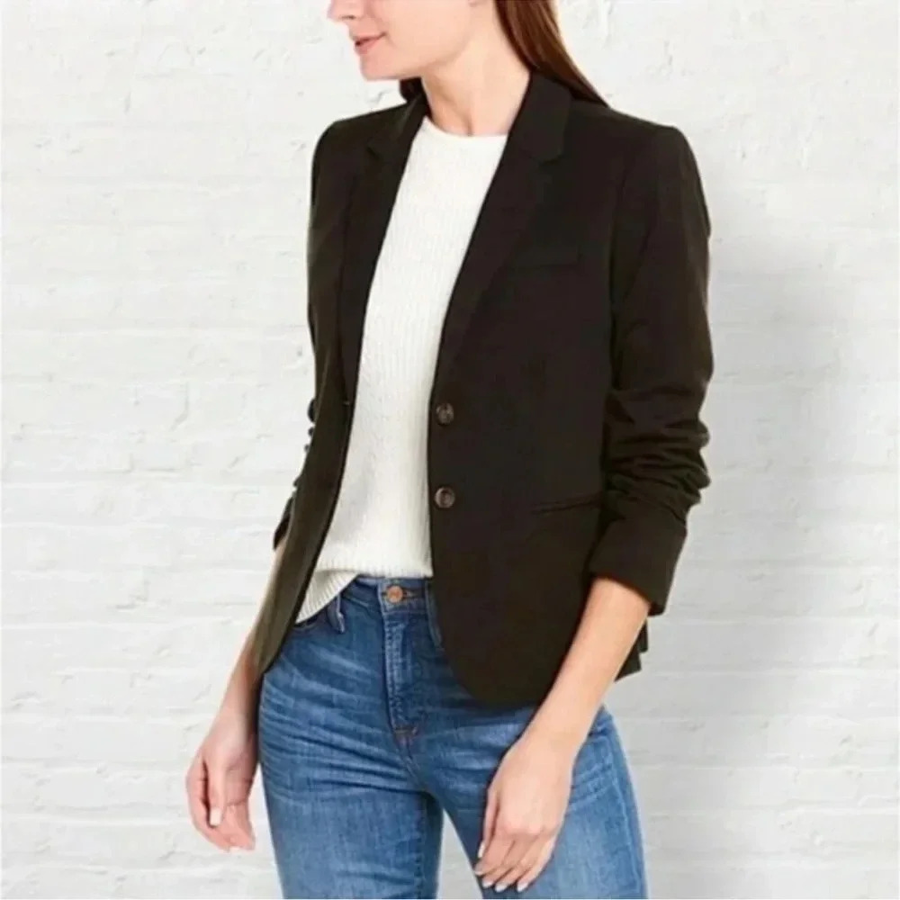 J.Crew schoolboy blazer preppy academia office wear